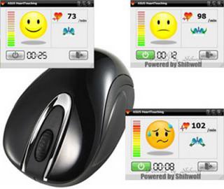 Heart rate sensing mouse