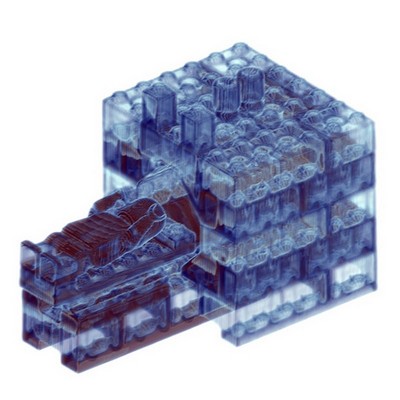 What Lego would look like in a CT scan