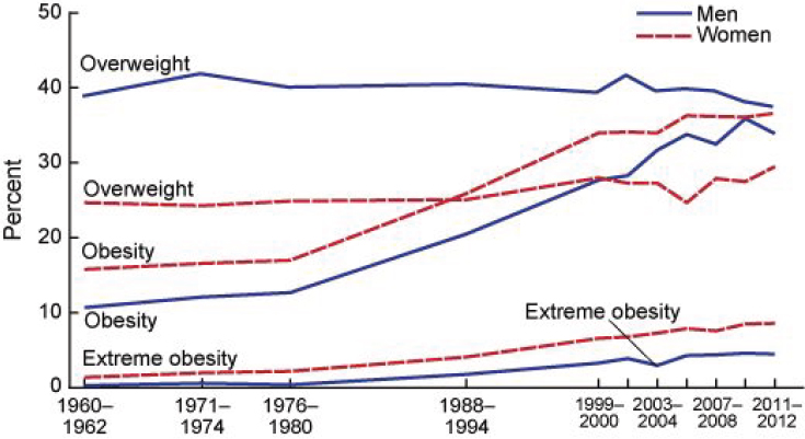 The Progressive Increase In Adult Obesity Is More Complicated Than