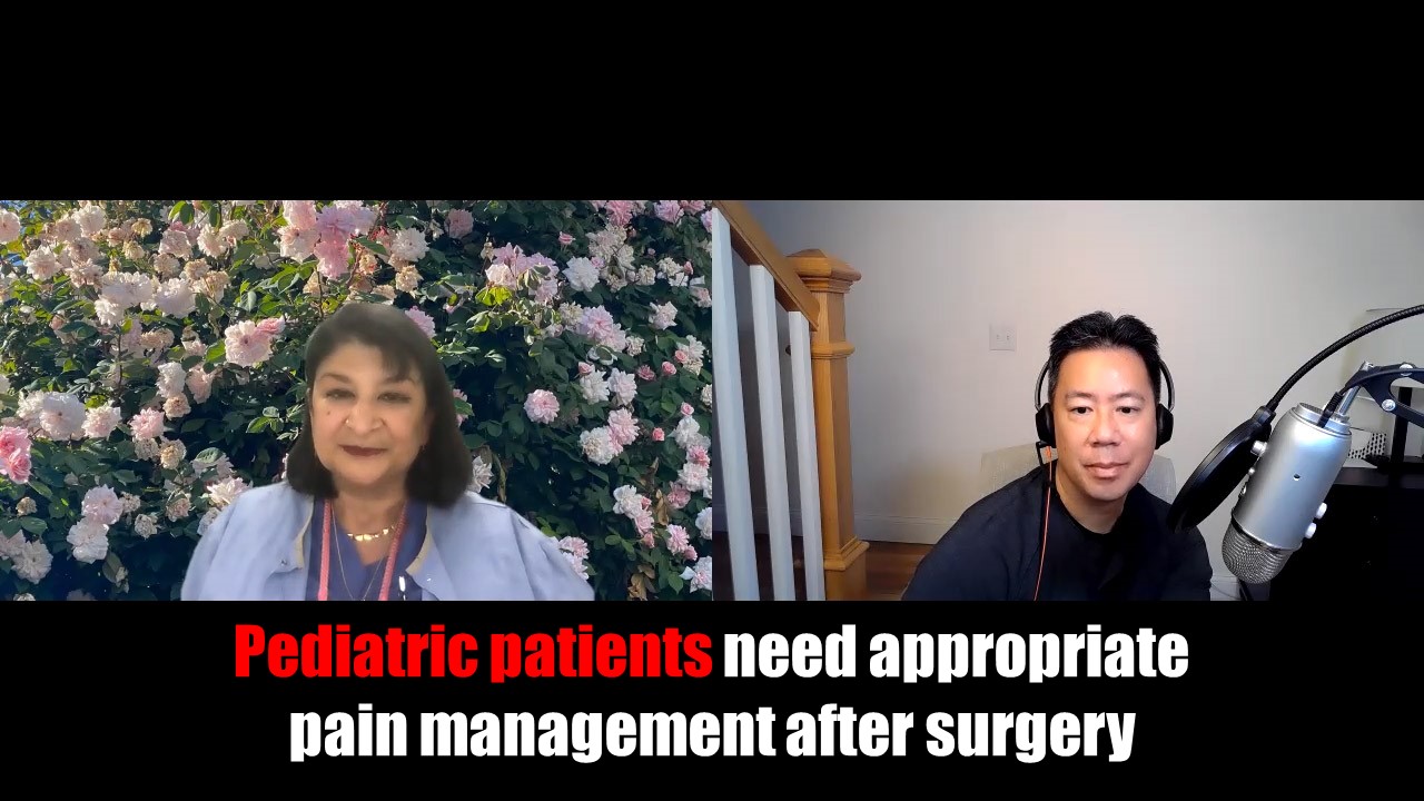 Pediatric patients need appropriate pain management after surgery [PODCAST] - Vimarsana News